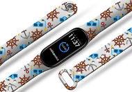 Mi-band.cz Sea gear replacement bracelet for Mi band 3/4/5/6 Color variant: White, For Device: - Watch Strap