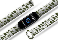 Mi-band.cz Forest game bracelet for Mi band 2/3/4/5/6 Color: Black, For Device: Xiaomi Mi - Watch Strap