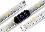 Mi-band.cz Golf replacement bracelet for Mi band 3/4/5/6 Color variant: White, For Device: Xiaomi Mi - Watch Strap
