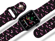 Mi-band.cz hp 103 - Strašibrýle strap for Apple watch Size: 42/44mm, strap colour: black - Watch Strap