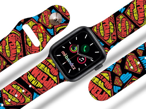 Mi-band.cz Superman 16 strap for Apple watch Size: 42/44mm - Watch Strap - Main image
