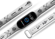 Mi-band.cz Work firefighters replacement bracelet for Mi band 3/4/5/6 Pro Device: Xiaomi Mi band 3/4 - Watch Strap
