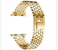 Metal band for Apple Watch - 38/40mm and 42/44mm Size: 42/44mm, Color: Gold - Watch Strap