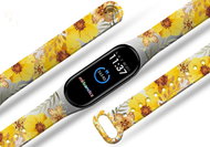 Mi-band.cz Yellow Meadow replacement bracelet for Mi band 2/3/4/5/6 Color variant: White, For Device - Watch Strap