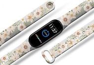Mi-band.cz white meadow replacement bracelet for Mi band 2/3/4/5/6 Color: Black, For Device: - Watch Strap