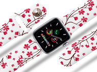 Mi-band.cz Sakura strap for Apple watch Color: White, Size: 42/44mm MIBANDCZX02869 - Watch Strap