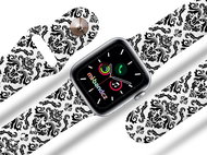 Mi-band.cz damask strap for Apple watch Color: White, Size: 38/40mm MIBANDCZX02879 - Watch Strap