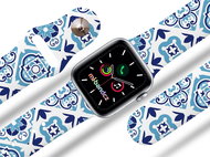 Mi-band.cz Blue porcelain strap for Apple watch Size: 38/40mm MIBANDCZX02886 - Watch Strap