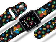 Mi-band.cz hp 94 - Hogwarts College charms strap for Apple watch Size: 38/40mm - Watch Strap