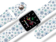 Mi-band.cz Snowflake strap for Apple watch Color: White, Size: 42/44mm MIBANDCZX02893 - Watch Strap