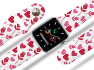 Mi-band.cz Heart and rose strap for Apple watch Size: 42/44mm MIBANDCZX02912 - Watch Strap