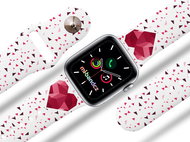 Mi-band.cz Heart with triangles strap for Apple watch Size: 42/44mm MIBANDCZX02914 - Watch Strap
