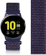Nylon replacement strap 20 mm nylon colour: BLUE-PURPLE-GREY - Watch Strap