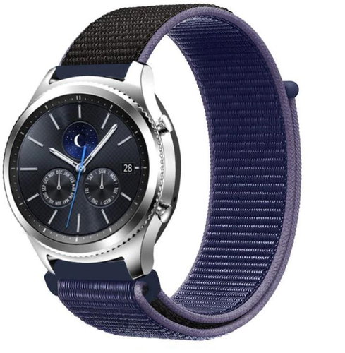 Nylon replacement strap 20 mm nylon colour: BLUE PURPLE - Watch Strap - Main image