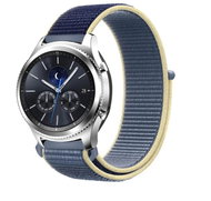 Nylon replacement strap 20 mm nylon colour: BLUE YELLOW - Watch Strap