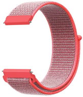 Nylon replacement strap 20 mm nylon colour: PINK SILVER - Watch Strap