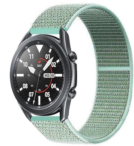Nylon replacement strap 20 mm nylon colour: LIGHT GREEN - Watch Strap - Main image
