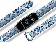 Mi-band.cz Blue porcelain bracelet replacement bracelet for Mi band 3/4/5/6 Size: for Mi band 5 MIBA - Watch Strap