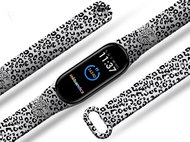 Mi-band.cz Leopard hair bracelet replacement bracelet for Mi band 2/3/4/5/6 Size: for Mi band 5 MIBA - Watch Strap