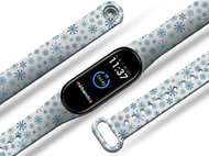 Mi-band.cz Flake replacement bracelet for Mi band 3/4/5/6 Color: Black, For Device: Xiaomi - Watch Strap