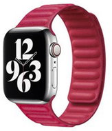 Apple Watch Leather Magnetic Replacement Bracelet 38/40mm Color: Red MIBANDCZX03025 - Watch Strap