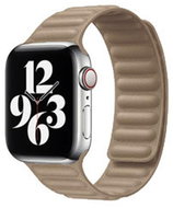 Apple Watch leather magnetic replacement bracelet 42/44mm Color: cream MIBANDCZX03035 - Watch Strap