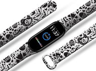 Mi-band.cz Black and white chicks replacement bracelet for Mi band 3/4/5/6 Pro Device: Xiaomi Mi ban - Watch Strap