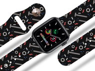 Mi-band.cz screws strap for Apple watch Color: Black, Size: 38/40mm MIBANDCZX02959 - Watch Strap