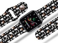 Mi-band.cz Bull Terriers strap for Apple watch Size: 42/44mm - Watch Strap
