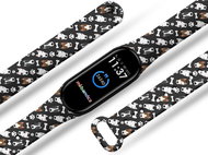 Mi-band.cz Bullterriers replacement bracelet for Mi band 3/4/5/6 Size: for Mi band 5 MIBANDCZX02968 - Watch Strap