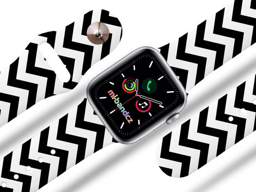 Mi-band.cz Zigzag stripes strap for Apple watch Size: 38/40mm - Watch Strap - Main image