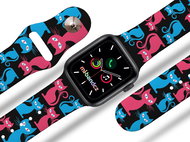 Mi-band.cz colourful cat strap for Apple watch Size: 42/44mm - Watch Strap