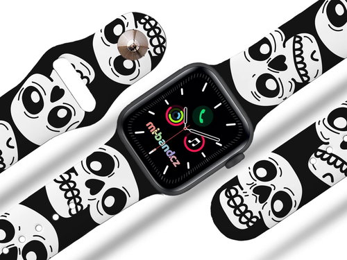 Mi-band.cz skull strap for Apple watch Size: 42/44mm - Watch Strap - Main image