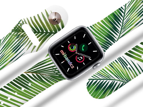 Mi-band.cz palm leaves strap for Apple watch Size: 38/40mm - Watch Strap - Main image