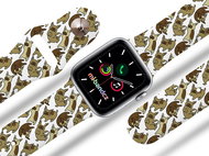 Mi-band.cz bulldogs strap for Apple watch Color: White, Size: 38/40mm MIBANDCZX02867 - Watch Strap