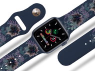 Mi-band.cz water flower strap for Apple watch Size: 38/40mm, band colour: blue - Watch Strap