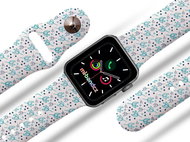 Mi-band.cz Blue strap for Apple watch Color: White, Size: 42/44mm MIBANDCZX02869 - Watch Strap