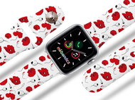 Mi-band.cz Poppies strap for Apple watch Size: 42/44mm - Watch Strap