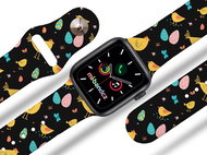 Mi-band.cz hen strap for Apple watch Size: 38/40mm, band colour: black - Watch Strap