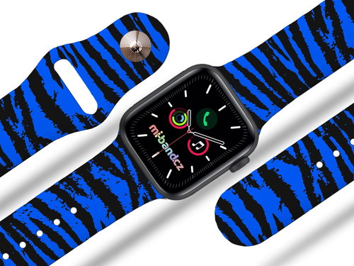 Mi-band.cz Tiger blue strap for Apple watch Size: 42/44mm - Watch Strap - Main image
