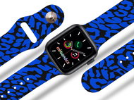 Mi-band.cz cheetah blue strap for Apple watch Size: 38/40mm - Watch Strap