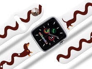 Mi-band.cz Dachshund strap for Apple watch Size: 42/44mm - Watch Strap