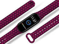 Mi-band.cz Geometry purple bracelet replacement bracelet for Mi band 3/4/5/6 Pro Device: Xiaomi Mi b - Watch Strap