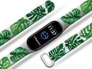 Mi-band.cz Monstera 2 bracelet replacement bracelet for Mi band 3/4/5/6 Size: for Mi band 5 MIBANDCZ - Watch Strap