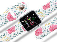 Mi-band.cz Ibisek pink strap for Apple watch Color: White, Size: 38/40mm MIBANDCZX02879 - Watch Strap