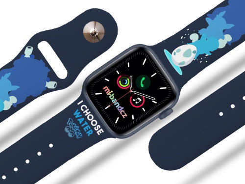 Mi-band.cz pokemon strap for Apple watch Size: 42/44mm, strap colour: blue - Watch Strap - Main image