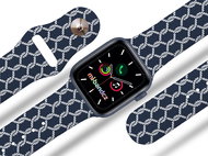 Mi-band.cz Mesh strap for Apple watch Color: Blue, Size: 42/44mm MIBANDCZX02860 - Watch Strap