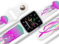Mi-band.cz Jellyfish strap for Apple watch Color: White, Size: 38/40mm MIBANDCZX02858 - Watch Strap