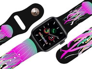 Mi-band.cz Jellyfish strap for Apple watch Color: Black, Size: 38/40mm MIBANDCZX02856 - Watch Strap
