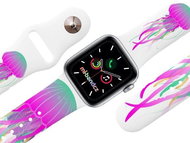 Mi-band.cz Jellyfish strap for Apple watch Color: White, Size: 42/44mm MIBANDCZX02861 - Watch Strap